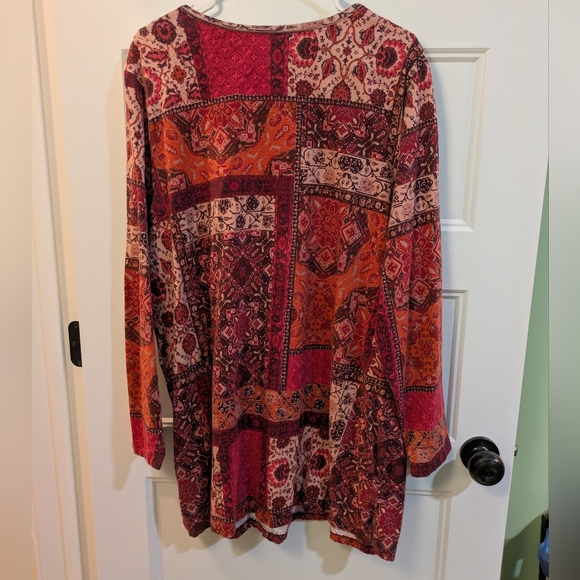 Di-Co Multicolor Patchwork Blouse - Picture 9 of 12